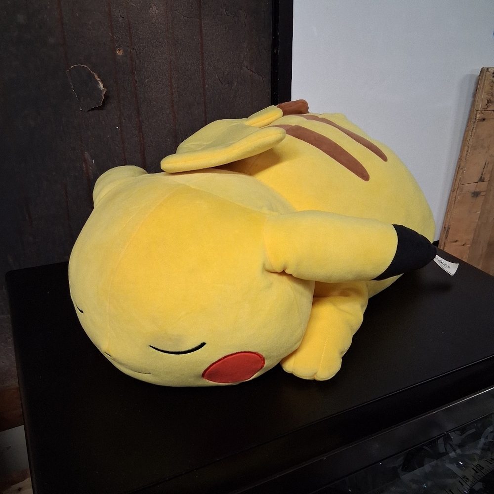 Pokémon Pikachu Sleeping Plush - 18-Inch Premium Plush in Sleeping Pose - Picture 5 of 7